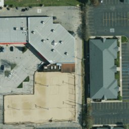Mishawaka Beach Volleyball Court #7 — aerial view