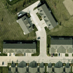 Grimes Beach Volleyball Court #4 — aerial view