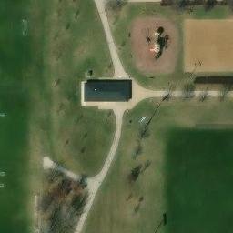 Grimes Beach Volleyball Court #1 — aerial view