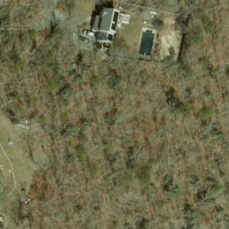 Sandwich Beach Volleyball Court #1 — aerial view
