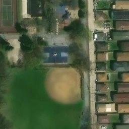COOPER (JACK) Volleyball Courts — aerial view