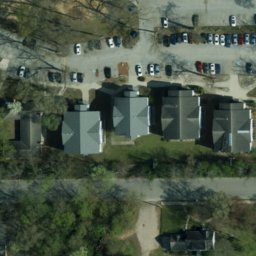 Sand Volleyball Court — aerial view