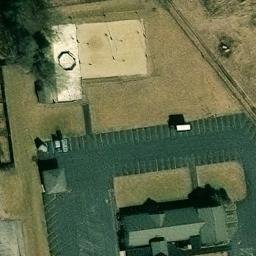 Yorkville Beach Volleyball Court #2 — aerial view