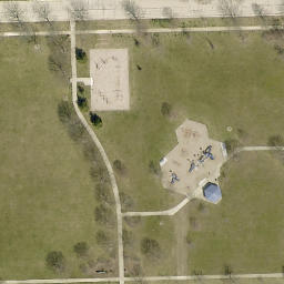 Bolingbrook Beach Volleyball Court #2 — aerial view