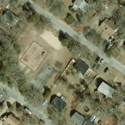 Reid Park Volleyball Court — aerial view