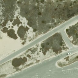 West Dennis Beach Volleyball Court — aerial view