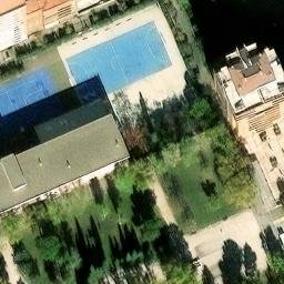 Volleyball Court — aerial view