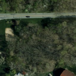 South Bend Beach Volleyball Court — aerial view