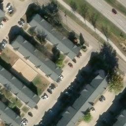 Iowa City Beach Volleyball Court #1 — aerial view