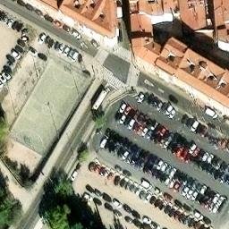 Volleyball Court — aerial view