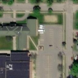 Titusville Beach Volleyball Court — aerial view