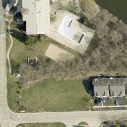 Romeoville Beach Volleyball Court #5 — aerial view