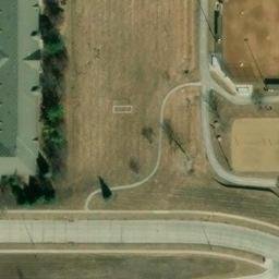 Sand Volleyball Court in Clive, IA — aerial view