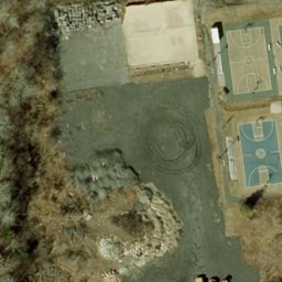 South Dartmouth Beach Volleyball Court #2 — aerial view