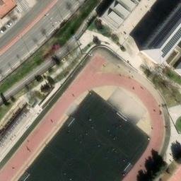 Volleyball Court — aerial view