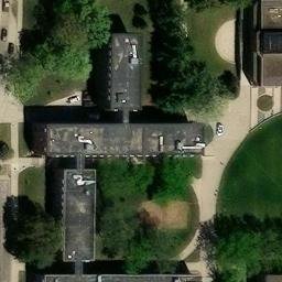 Des Moines Beach Volleyball Court #6 — aerial view