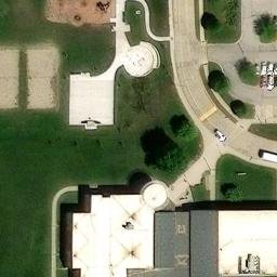 Des Moines Beach Volleyball Court #4 — aerial view