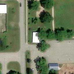 Chesterton Beach Volleyball Court #2 — aerial view
