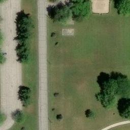 Chesterton Beach Volleyball Court #1 — aerial view