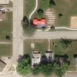 Elk Horn Beach Volleyball Court #1 — aerial view