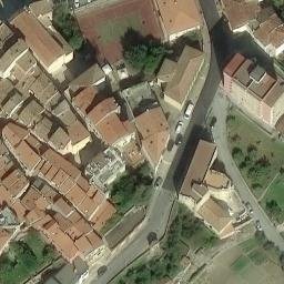Volleyball Court near Isernia — aerial view
