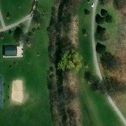 Tinley Park Beach Volleyball Court — aerial view