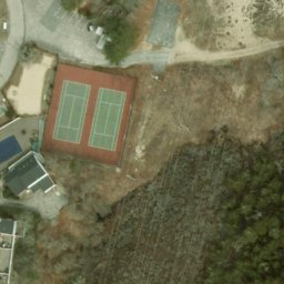 Teaticket Beach Volleyball Court — aerial view