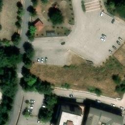 Sand Volleyball Court — aerial view