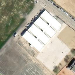 Sand Volleyball Court — aerial view
