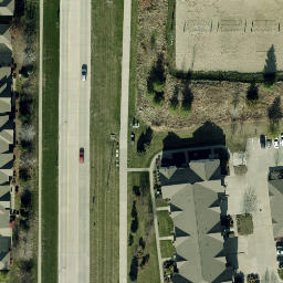 West Des Moines Beach Volleyball Court #2 — aerial view