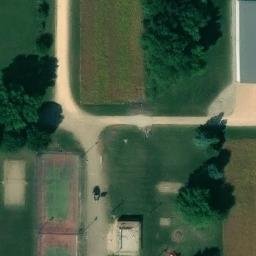 Ohio Beach Volleyball Court — aerial view
