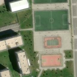 Volleyball Court — aerial view