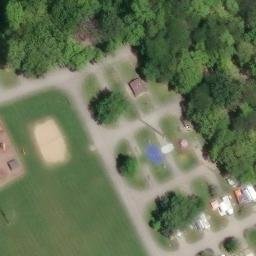 Sand Volleyball Court in Danbury Township, OH — aerial view