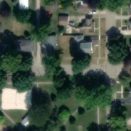 Mendota Beach Volleyball Court — aerial view