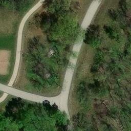 Des Moines Beach Volleyball Court #3 — aerial view