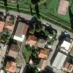 Volleyball Court near Sermoneta — aerial view