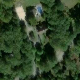 Sand Volleyball Court in Richmond, RI — aerial view
