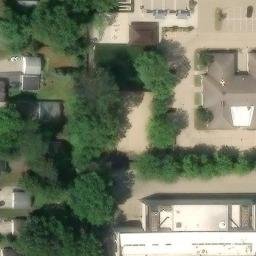 Sand Volleyball Court in South Euclid, OH — aerial view