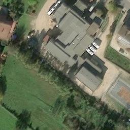 Volleyball Court near Castro dei Volsci — aerial view
