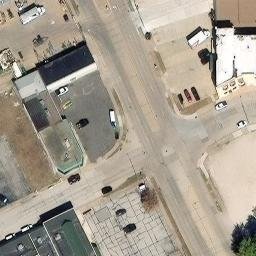 Moline Beach Volleyball Court #6 — aerial view