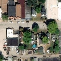 Moline Beach Volleyball Court #5 — aerial view