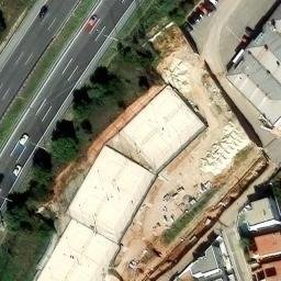 Beach sports Catalunya — aerial view
