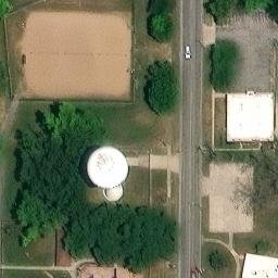 Moline Beach Volleyball Court #2 — aerial view