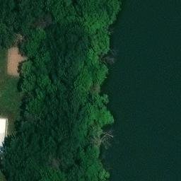 Rock Island Beach Volleyball Court #5 — aerial view