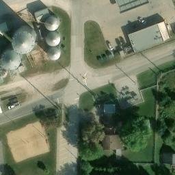 Riverside Beach Volleyball Court — aerial view
