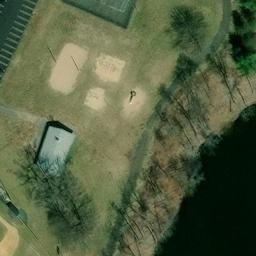 Yalesville Beach Volleyball Court — aerial view