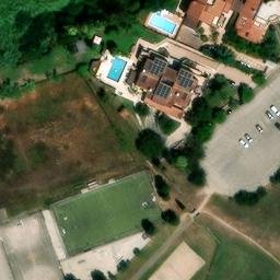 Volleyball Court — aerial view
