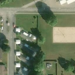 Liberty Center Beach Volleyball Court #2 — aerial view