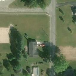 Liberty Center Beach Volleyball Court #1 — aerial view