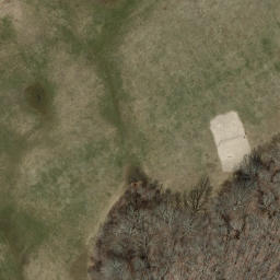 Sand Volleyball Court in Hopkinton, RI — aerial view